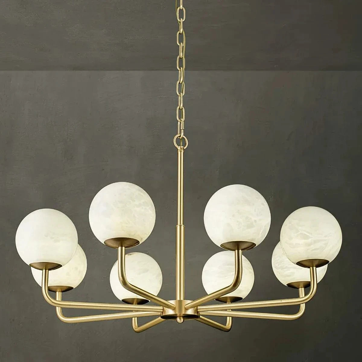 Senvira B | Alabaster Chandelier - Detail View #2 | HomeCartel