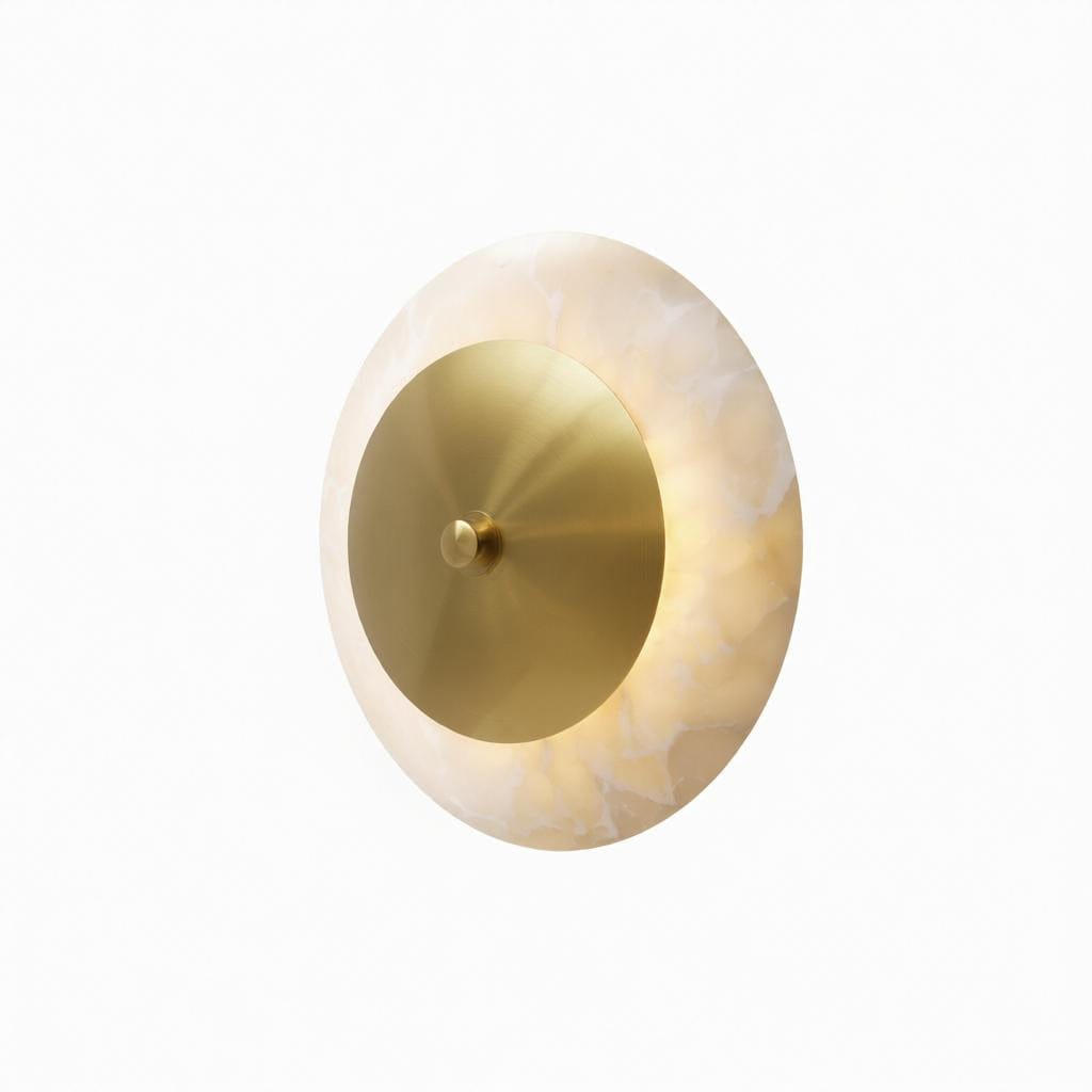 Ulzanveris Une | Alabaster Wall Light - Detail View #3 | HomeCartel