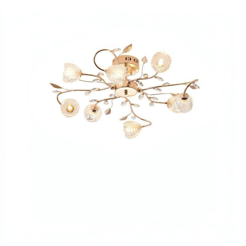Alurien | Semi Flush Mounted Light - Detail View #2 | HomeCartel