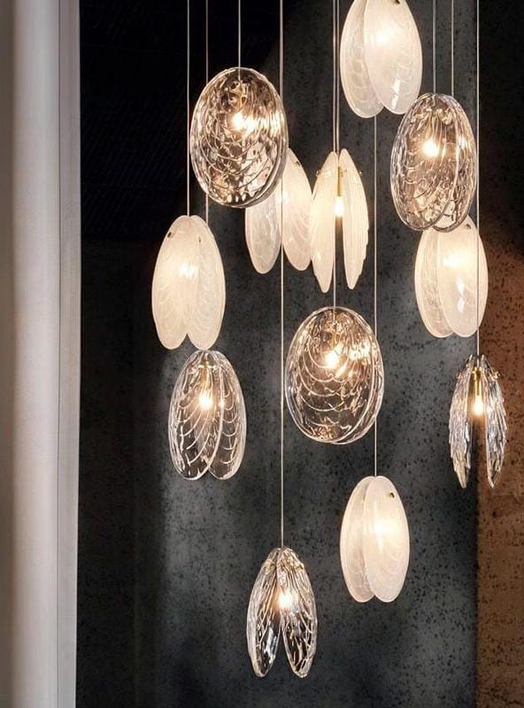 Flutter C | Linear Pendant Light - Detail View #2 | HomeCartel
