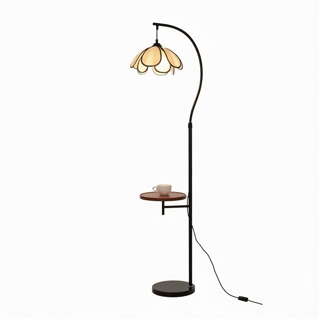 Faylira | Integrated Shelf Floor Lamp - Detail View #8 | HomeCartel
