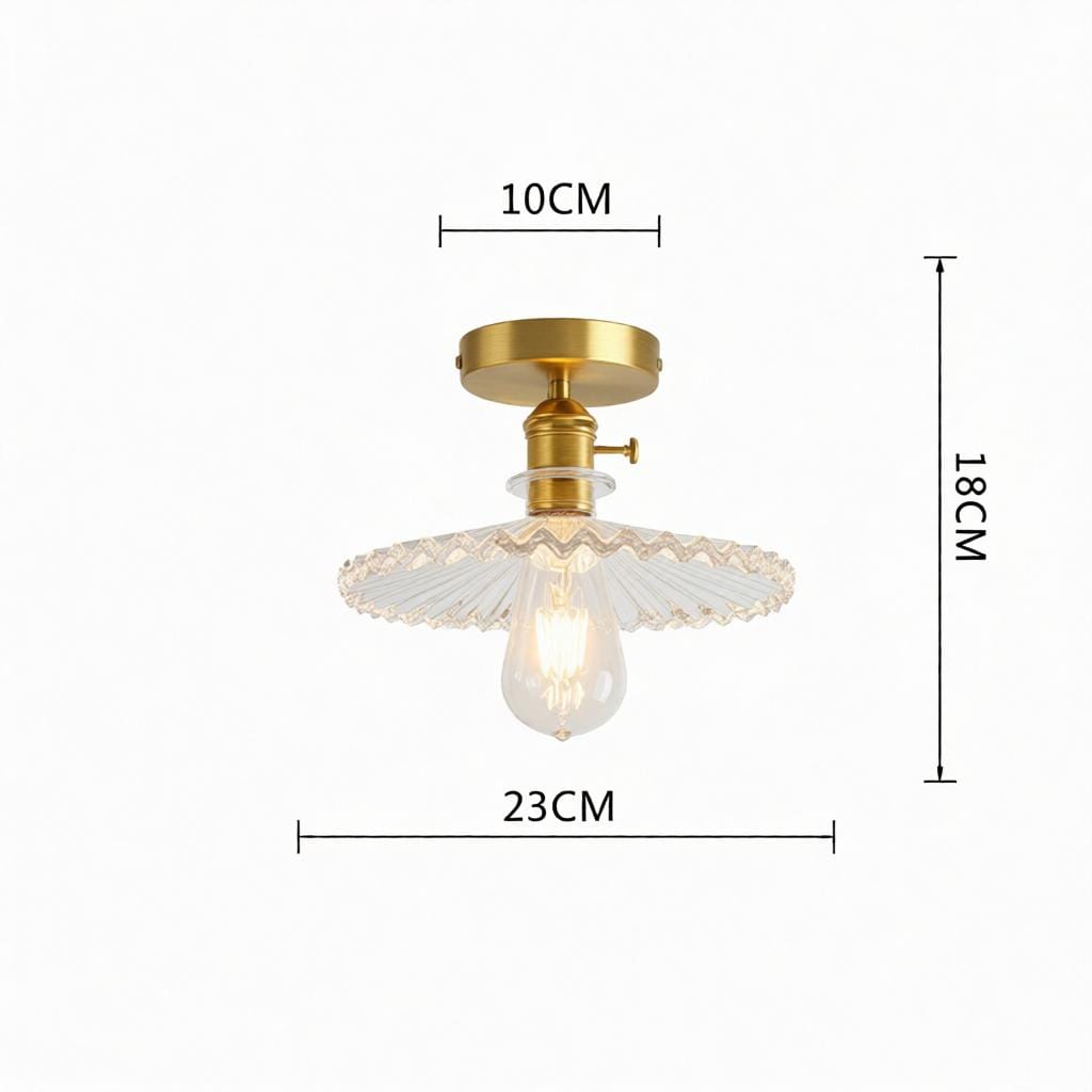 Elowynok | Semi Flush Mounted Light - Detail View #4 | HomeCartel