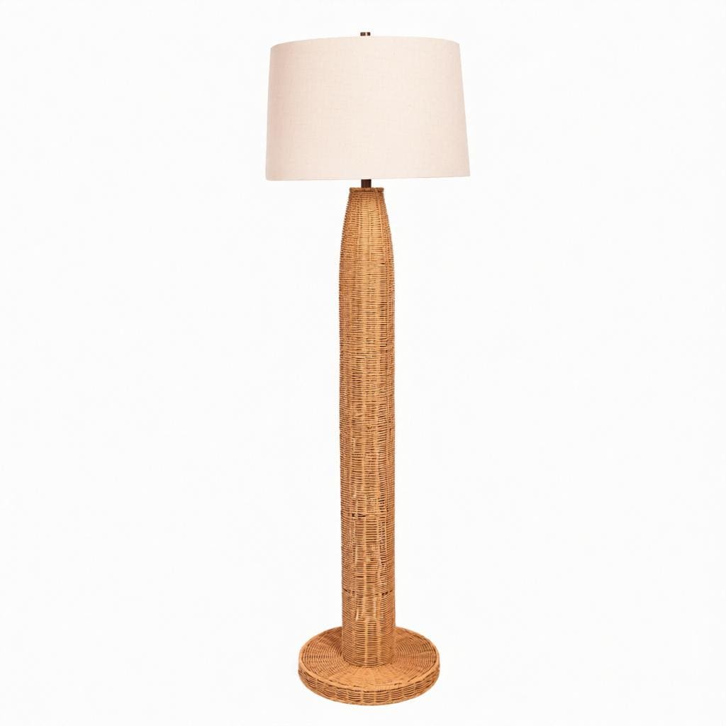 Denoria | Rattan Floor Lamp - Modern Floor Lamp | HomeCartel Philippines