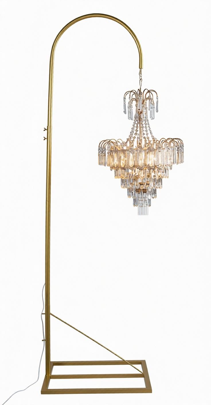 Rynaril E I Crystal Floor Lamp - Modern Floor Lamp | HomeCartel Philippines