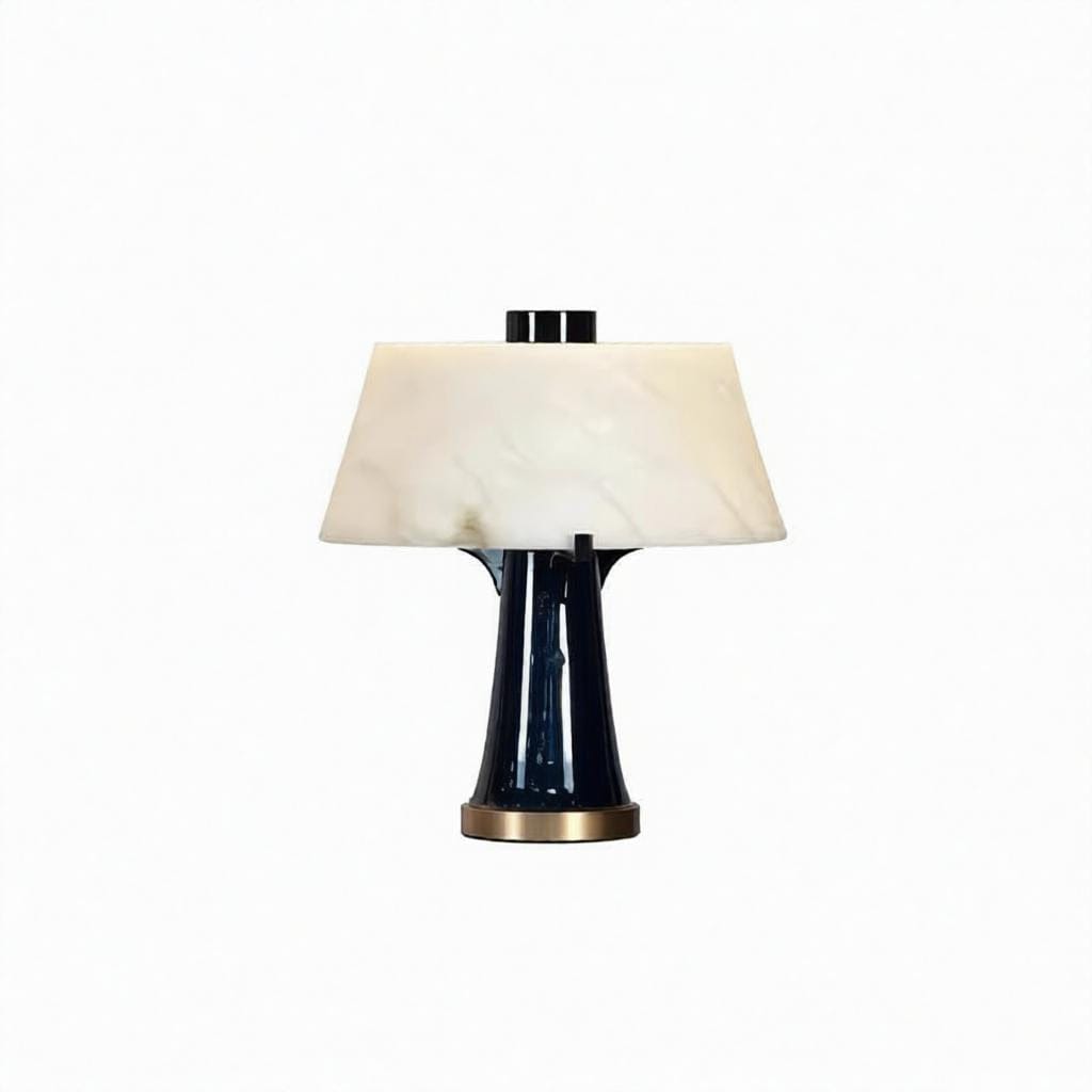Norranyn Deux | Alabaster Table Lamp - Home Cartel ®