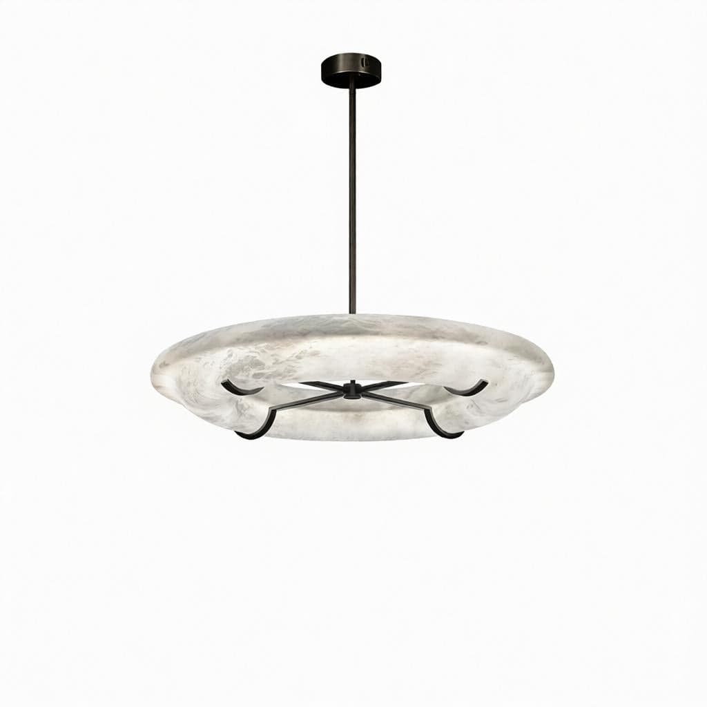 Calvynyn | Alabaster Chandelier - Detail View #4 | HomeCartel