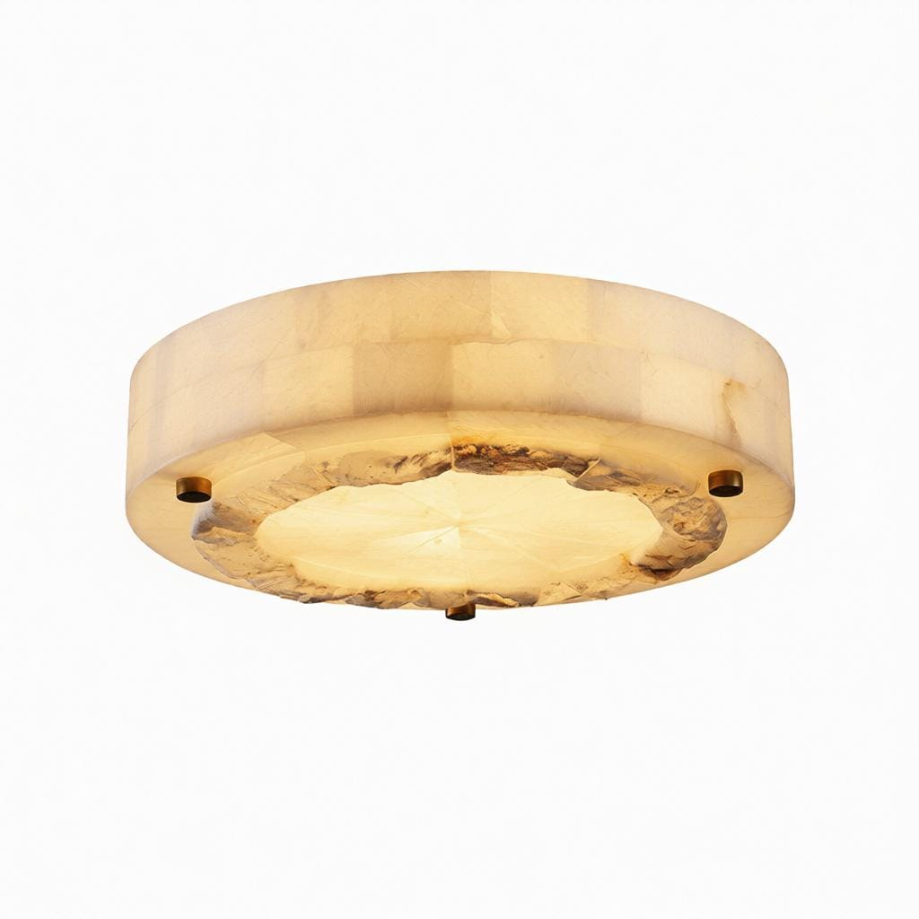Ralnelirae Une | Alabaster Ceiling Light - Detail View #8 | HomeCartel