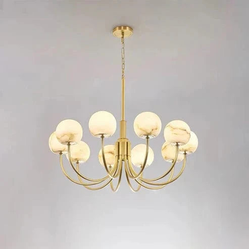 Senvira A | Alabaster Chandelier - Detail View #5 | HomeCartel