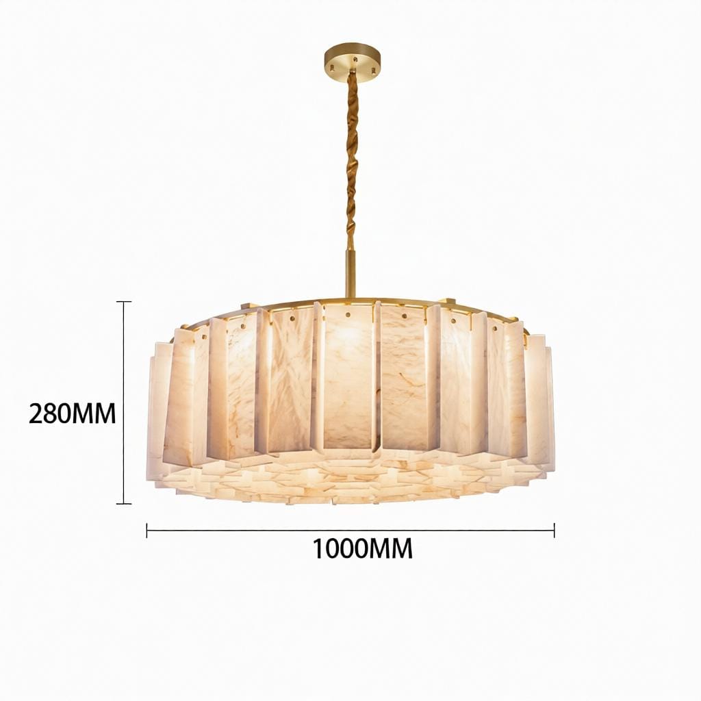Irriniel B | Alabaster Chandelier - Detail View #3 | HomeCartel