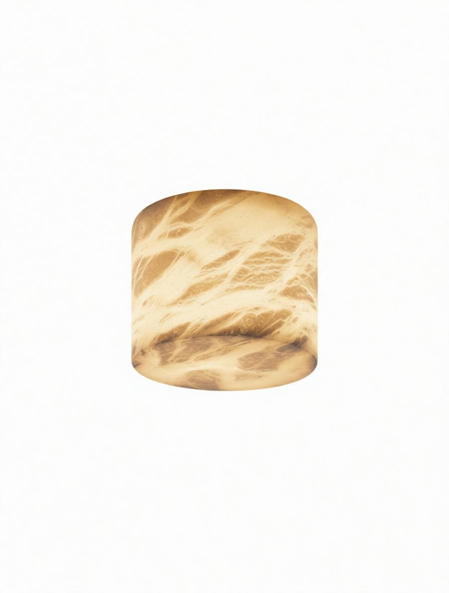 Ortheria | Alabaster Ceiling Mounted Light - Detail View #7 | HomeCartel