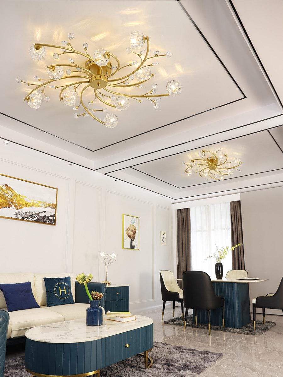 Dovynne | Semi Flush Mounted Light - Detail View #4 | HomeCartel