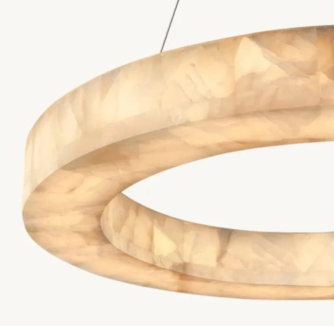 Felnora | Alabaster Chandelier - Detail View #2 | HomeCartel