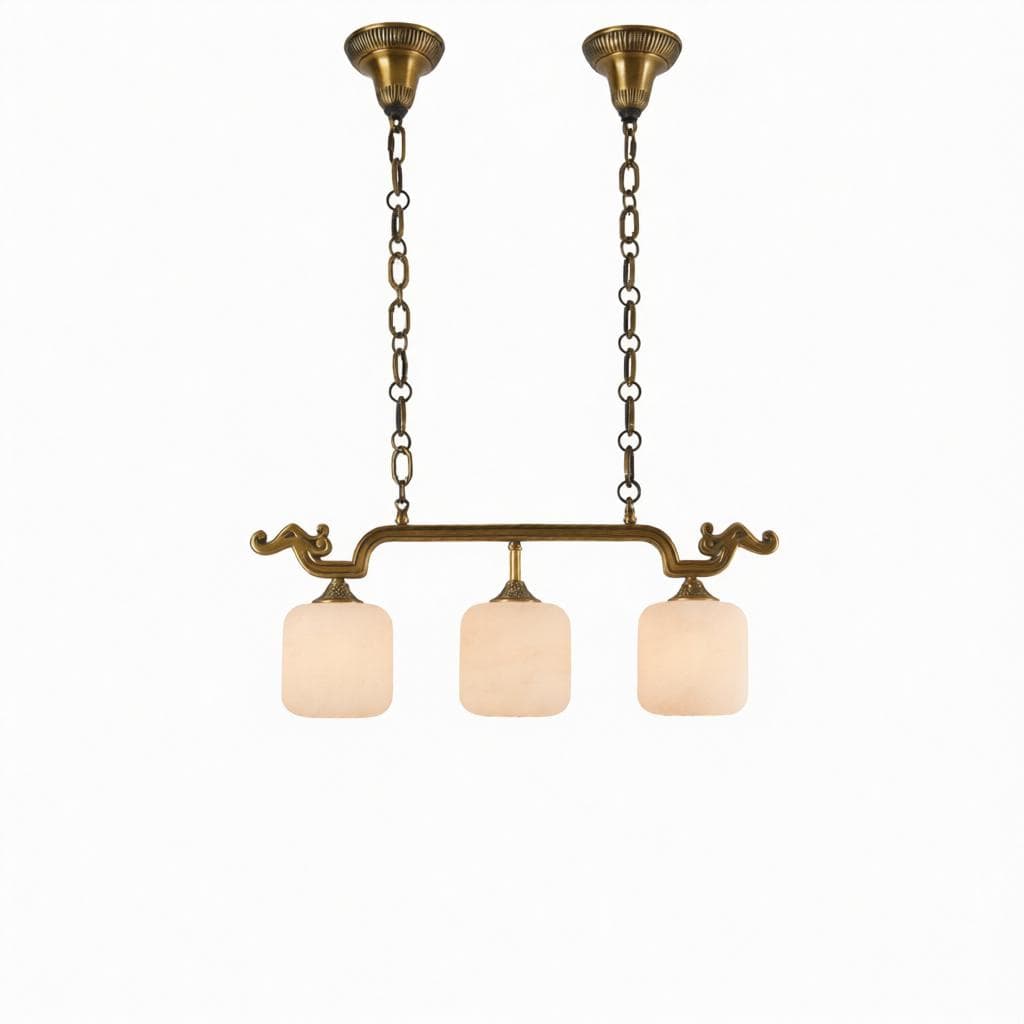 Valmyriel | Alabaster Linear Chandelier - Modern Chandelier | HomeCartel Philippines