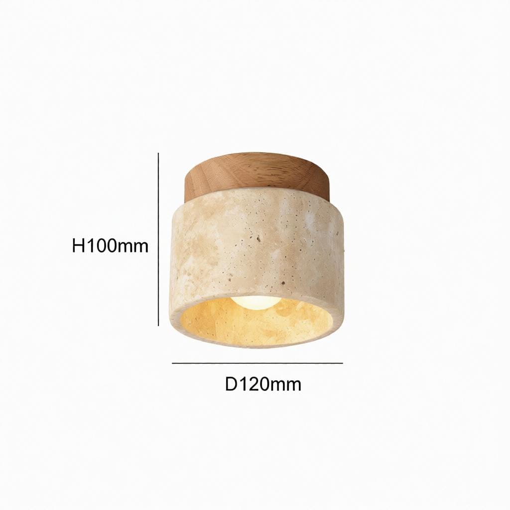 Vensor Une | Semi Flush Mounted Light - Detail View #3 | HomeCartel