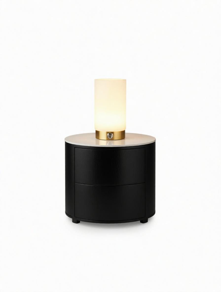 Samin Deux | Alabaster Table Lamp - Detail View #2 | HomeCartel