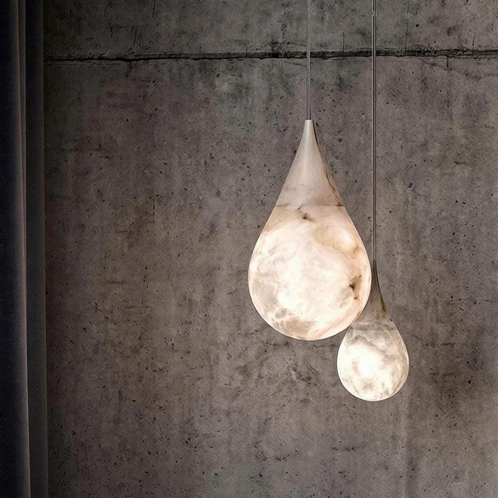 Zorvenaril | Alabaster Pendant Light - Detail View #4 | HomeCartel