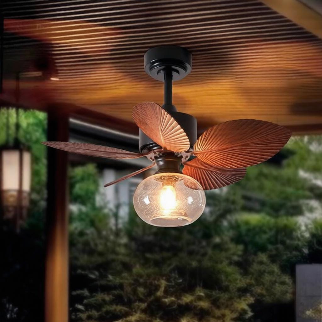 Ivora Une | Outdoor Lighted Ceiling Fan - Detail View #4 | HomeCartel