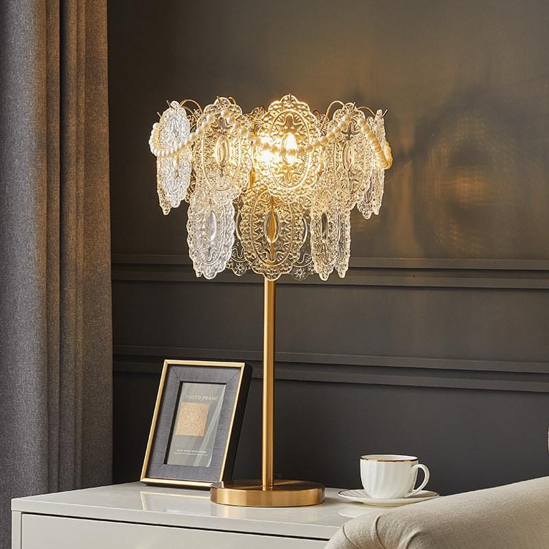 Israniel A | Crystal Table Lamp - Detail View #2 | HomeCartel