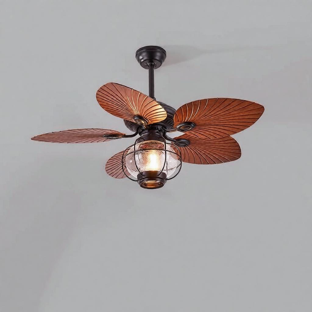 Nyric | Outdoor Lighted Ceiling Fan - Detail View #2 | HomeCartel