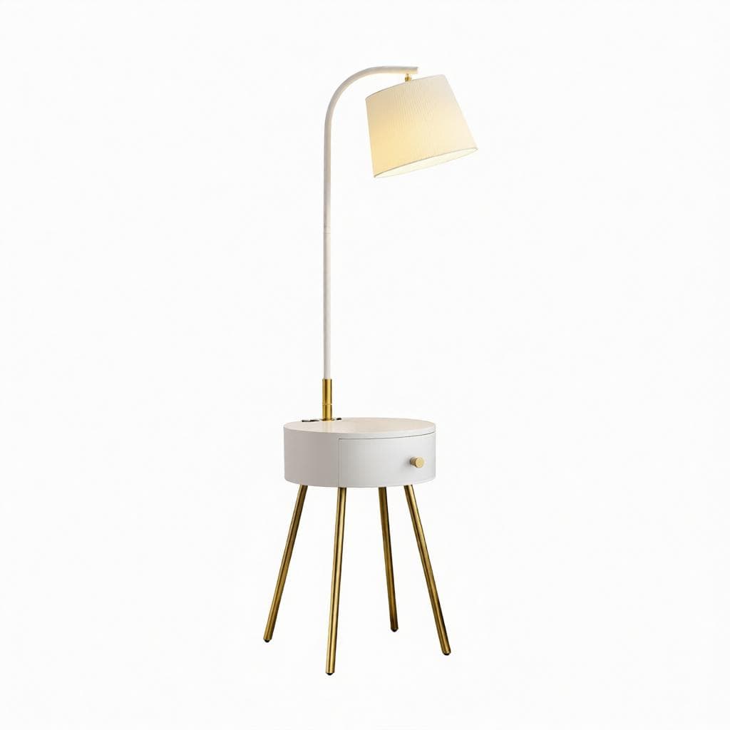 Aesmera B | Integrated Shelf Floor Lamp - Modern Floor Lamp | HomeCartel Philippines