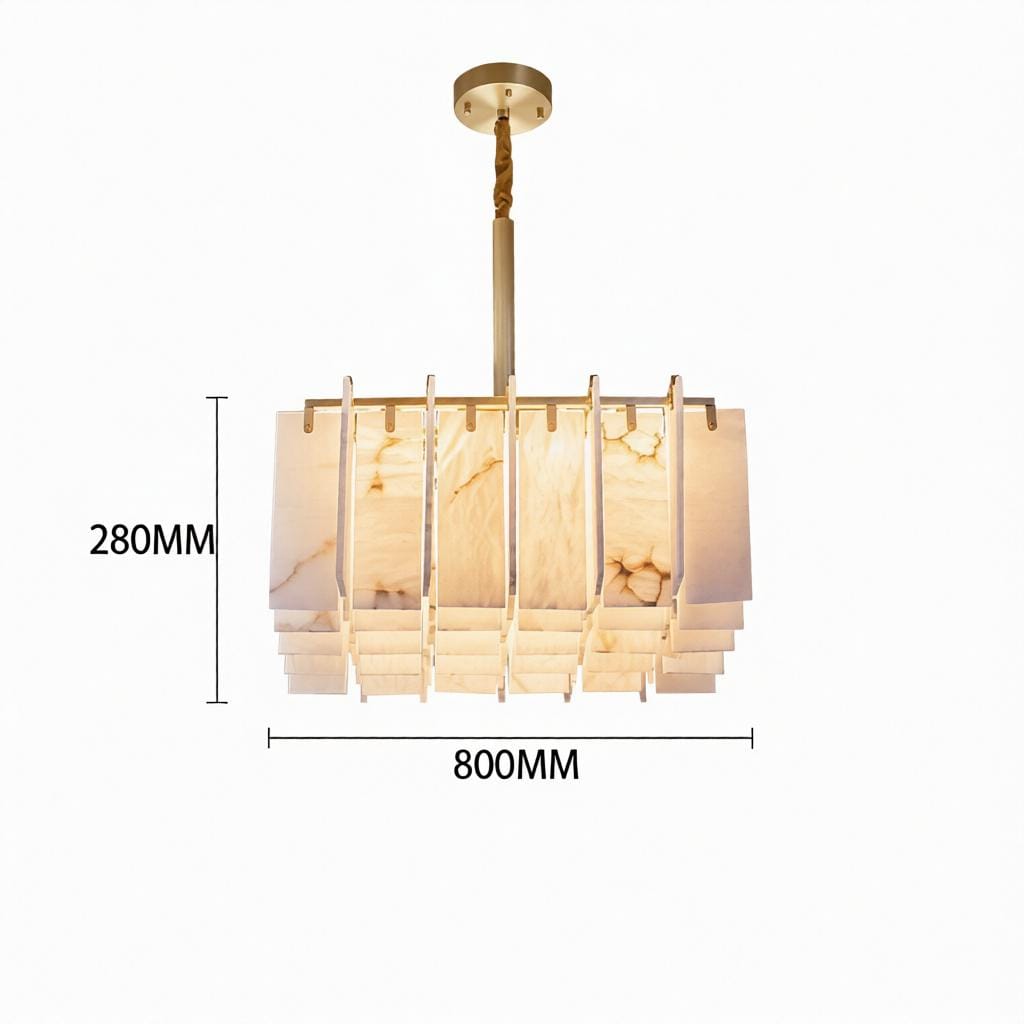 Irriniel D | Alabaster Chandelier - Detail View #4 | HomeCartel