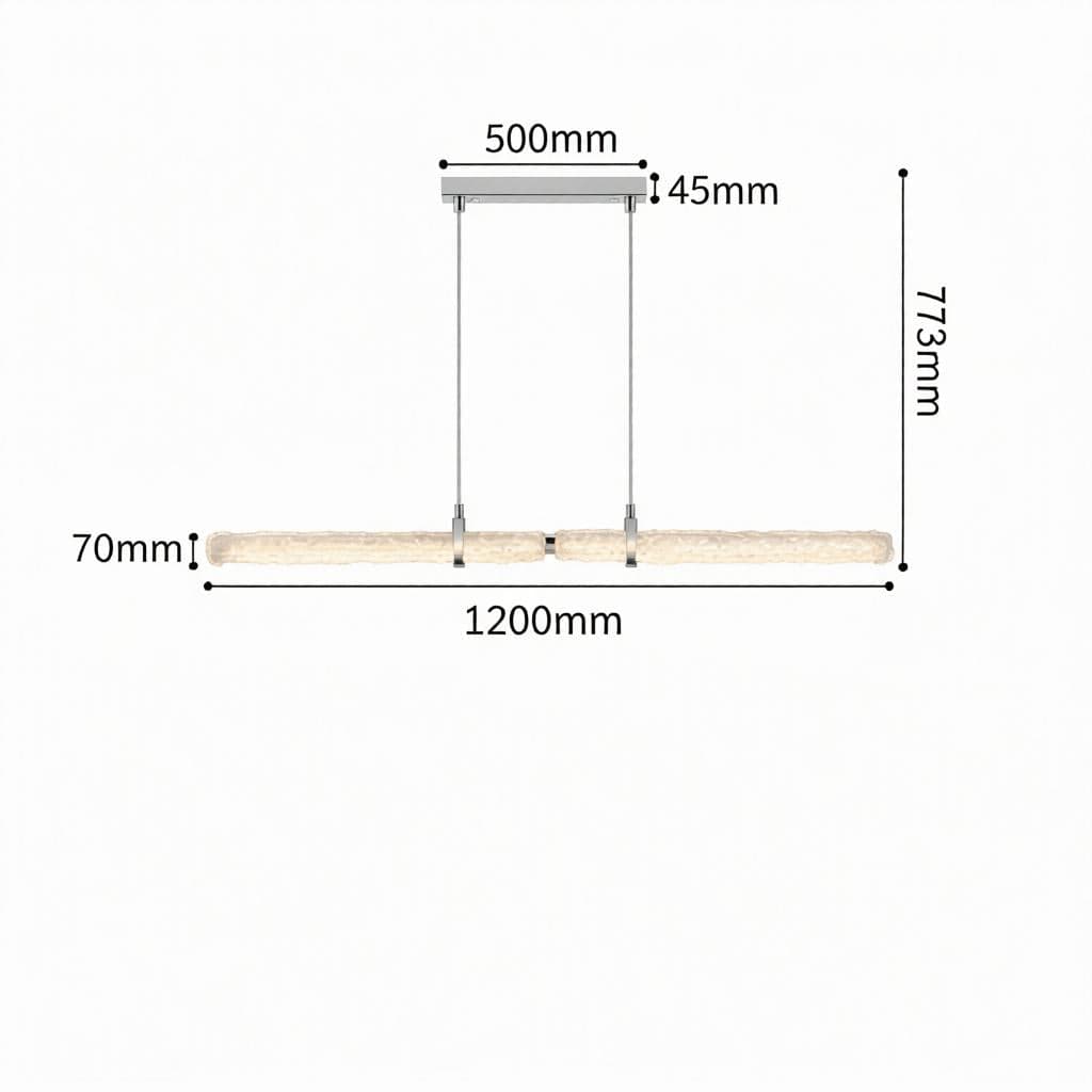 Garda A | Linear Chandelier - Detail View #2 | HomeCartel