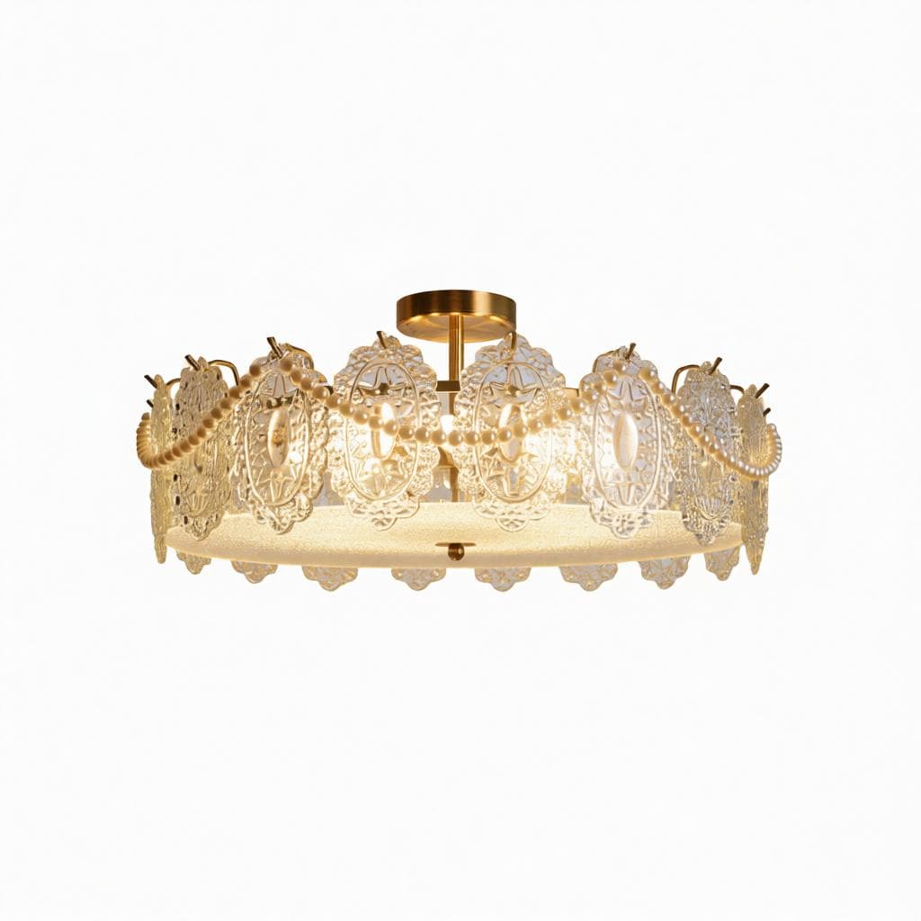 Aelviren | Semi Flush Mounted Light - Detail View #9 | HomeCartel