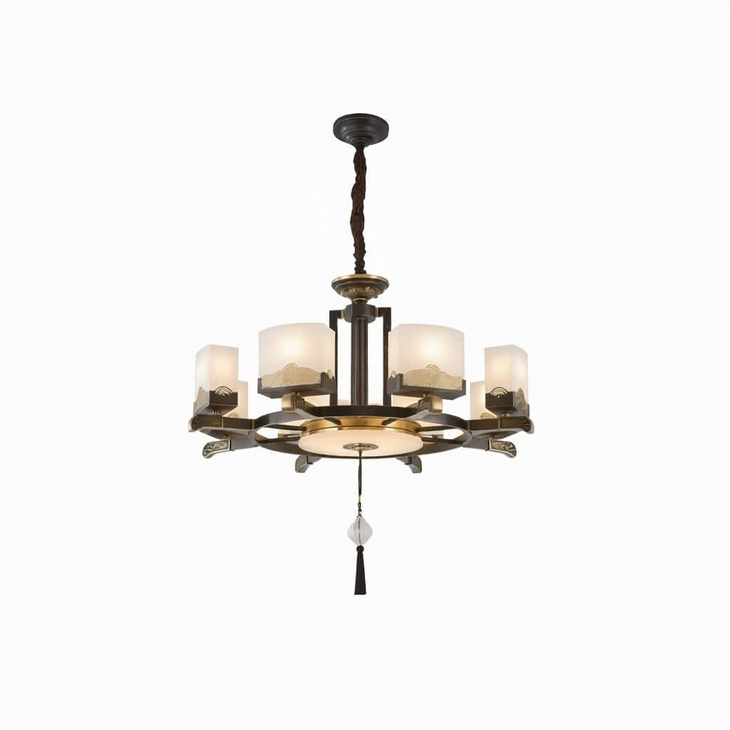 Torzora Une | Alabaster Chandelier - Detail View #6 | HomeCartel