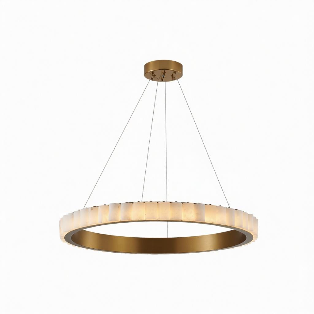 Lorvethith 1 | Alabaster Chandelier - Detail View #5 | HomeCartel