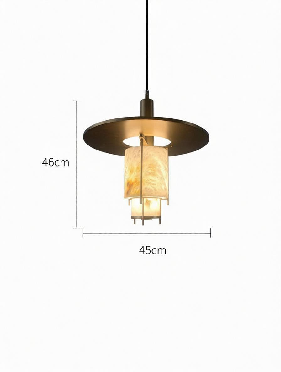 Jarvynoril | Alabaster Pendant Light - Detail View #4 | HomeCartel