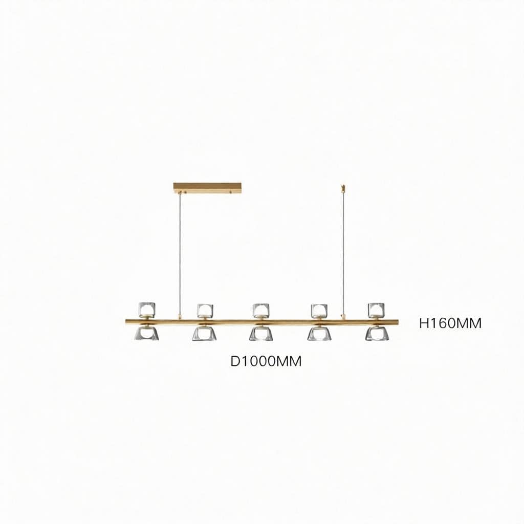 Andreadis | Linear Chandelier - Detail View #3 | HomeCartel