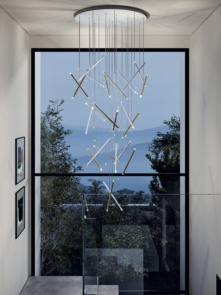 Harnyx | Modern Cluster Chandelier - Detail View #2 | HomeCartel