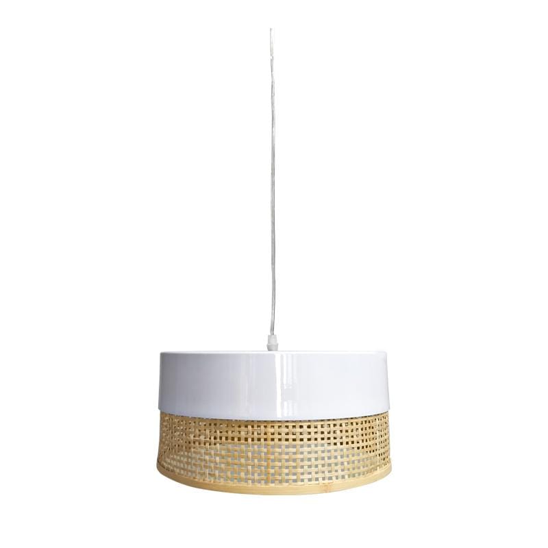 Gili | Boho Metal and Rattan Soliya Pendant Lamp - Home Cartel ®