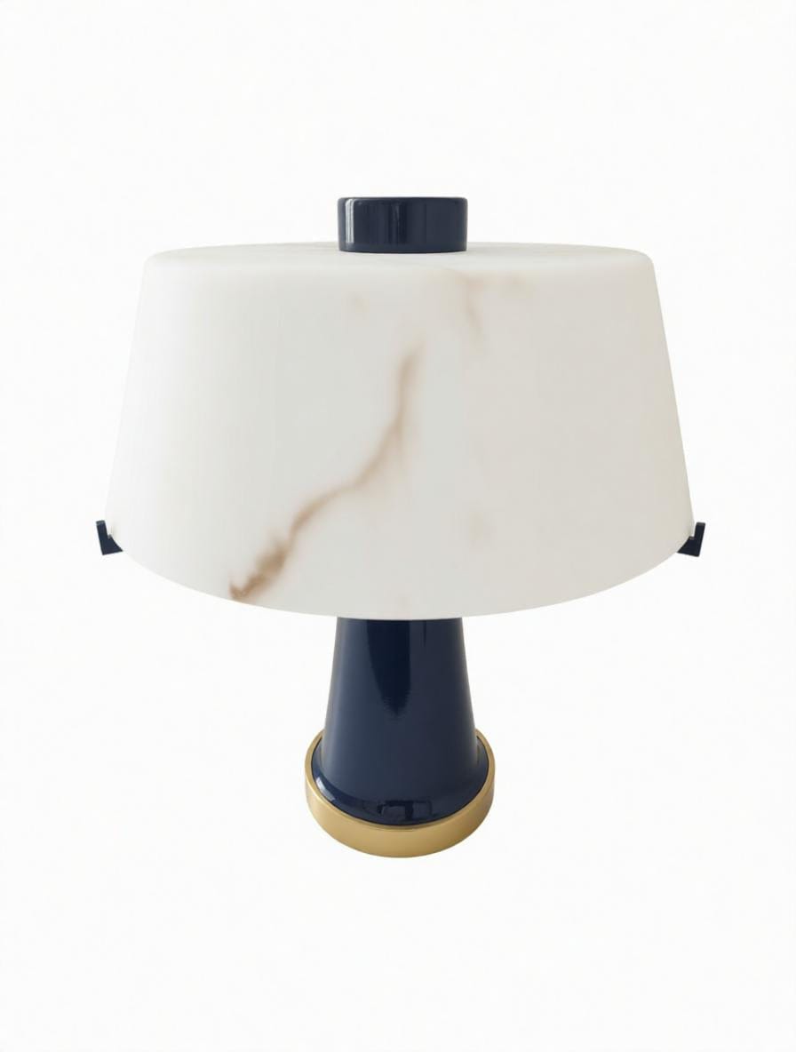 Nornoron Une | Alabaster Table Lamp - Home Cartel ®