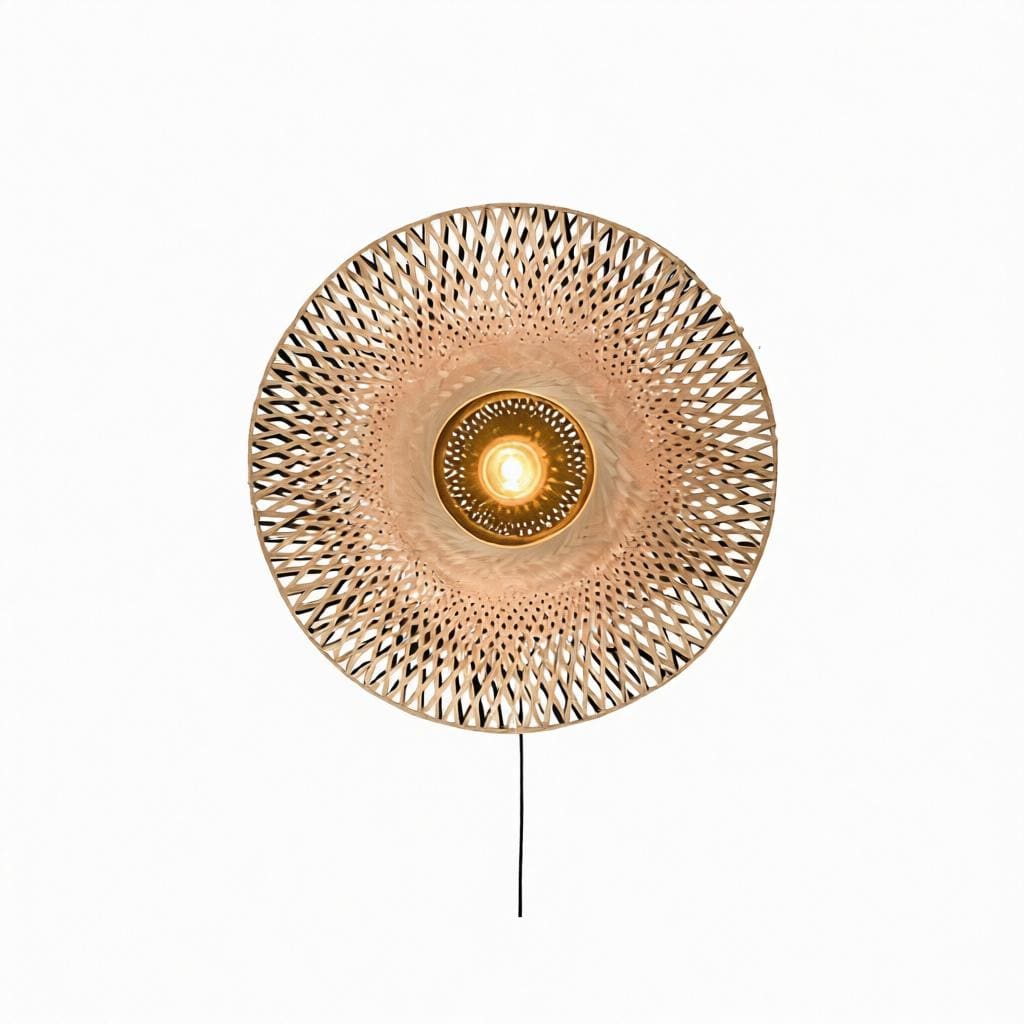 Gillivary | Rattan Wall Light - Detail View #10 | HomeCartel