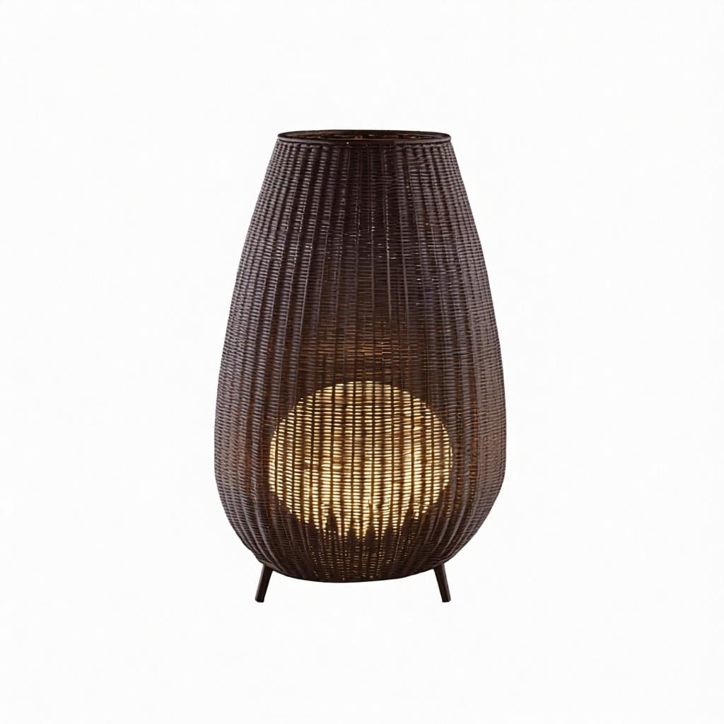 Almirae | Rattan Floor Lamp - Detail View #8 | HomeCartel