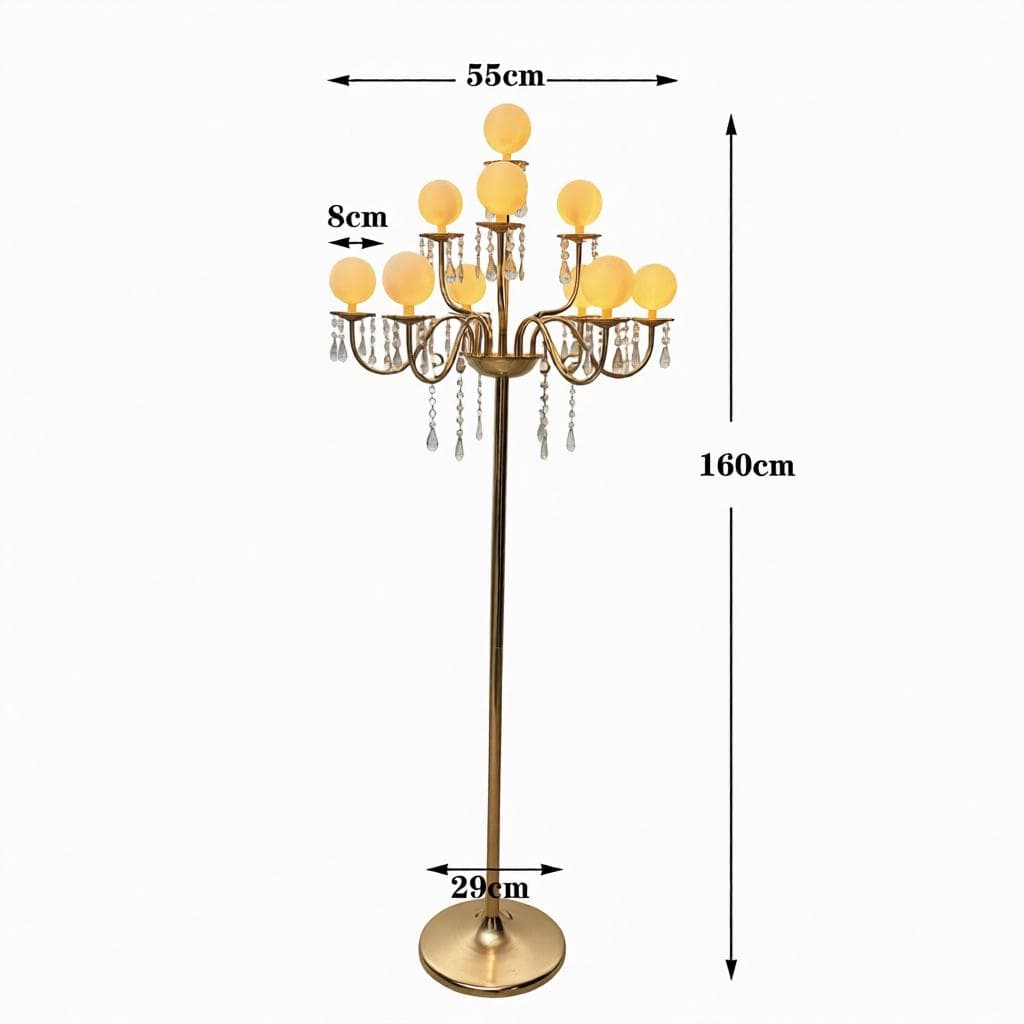 Rinvelis I Crystal Floor Lamp - Detail View #7 | HomeCartel
