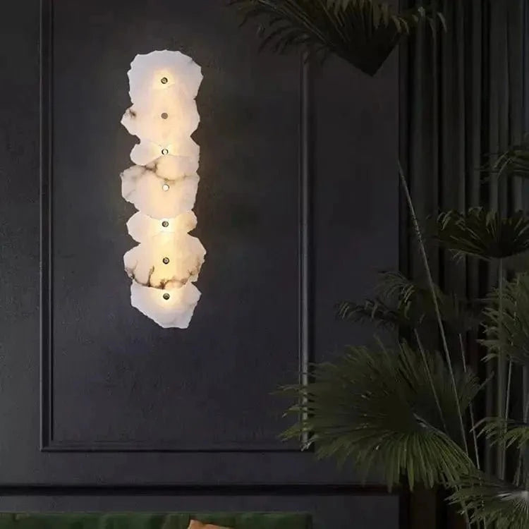 Crellin | Alabaster Wall Light - Detail View #2 | HomeCartel