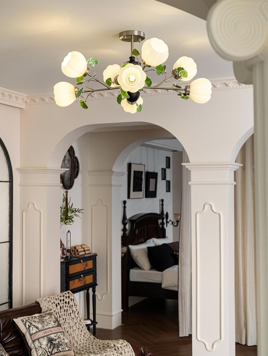Irvendra | Semi Flush Mounted Light - Detail View #4 | HomeCartel