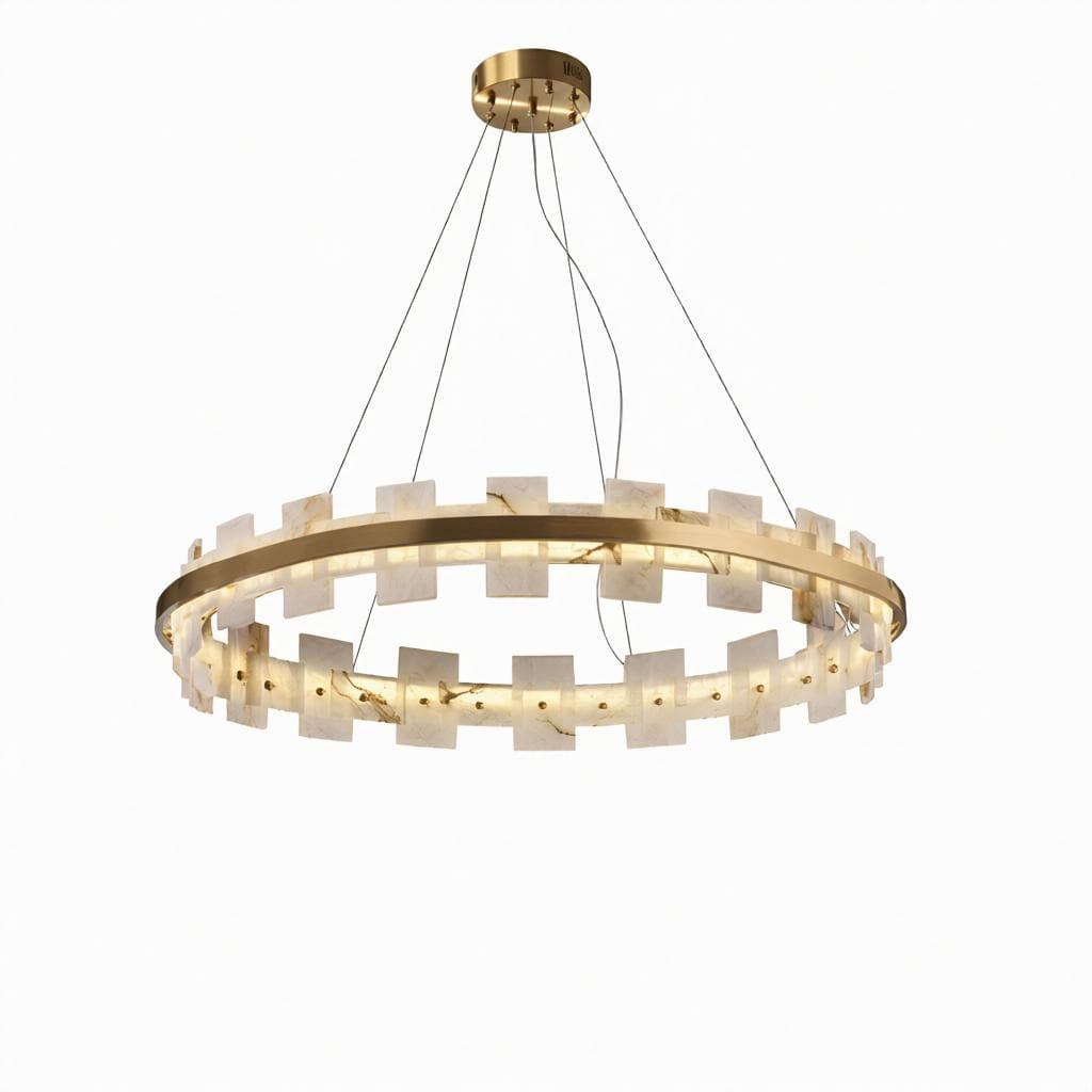 Ralvanis B | Alabaster Chandelier - Detail View #3 | HomeCartel