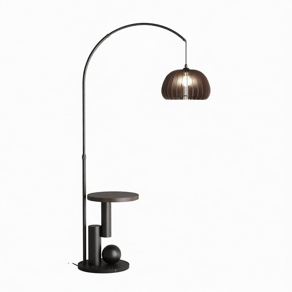 Palowen | Integrated Shelf Floor Lamp - Detail View #8 | HomeCartel