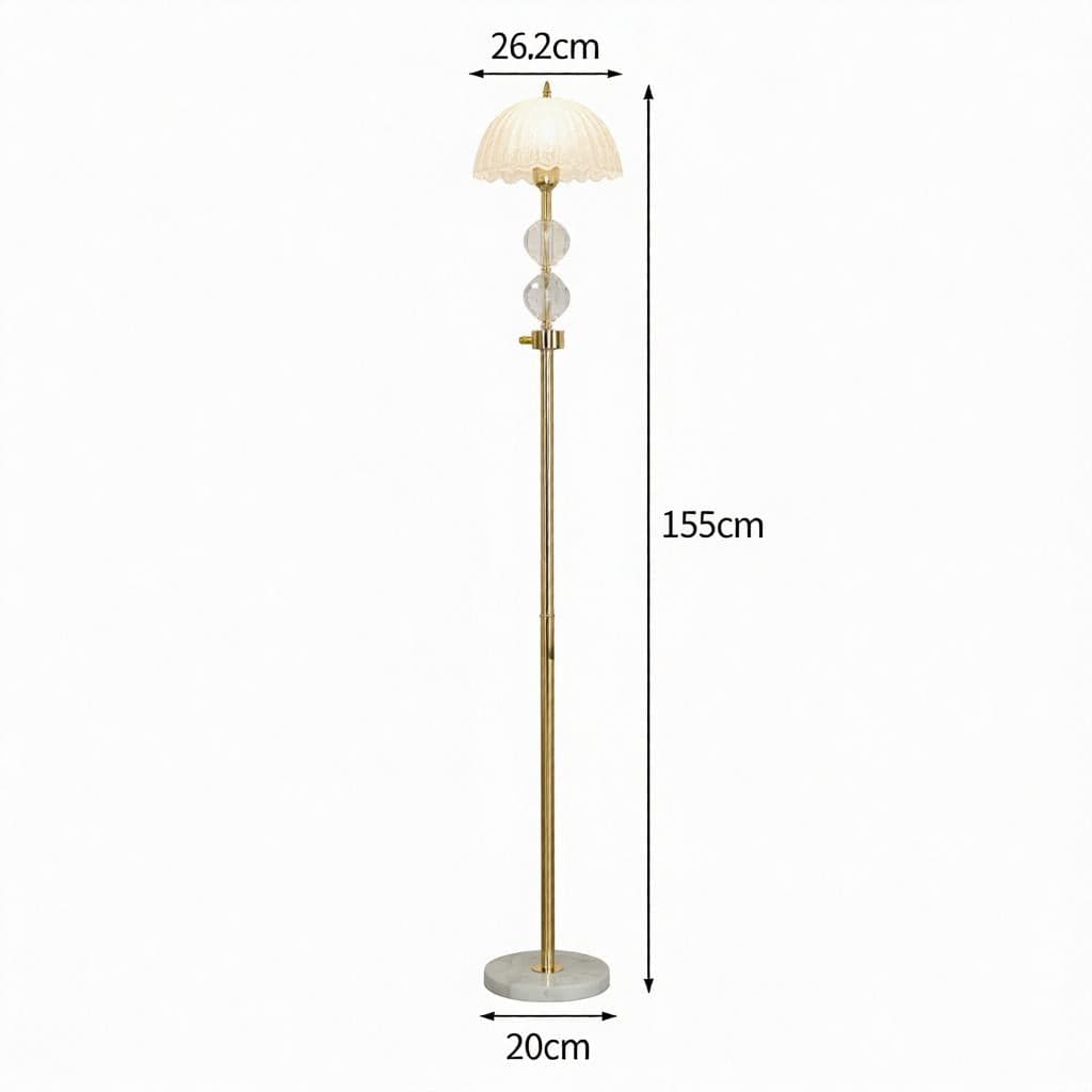 Velissan Une I Crystal Floor Lamp - Detail View #3 | HomeCartel