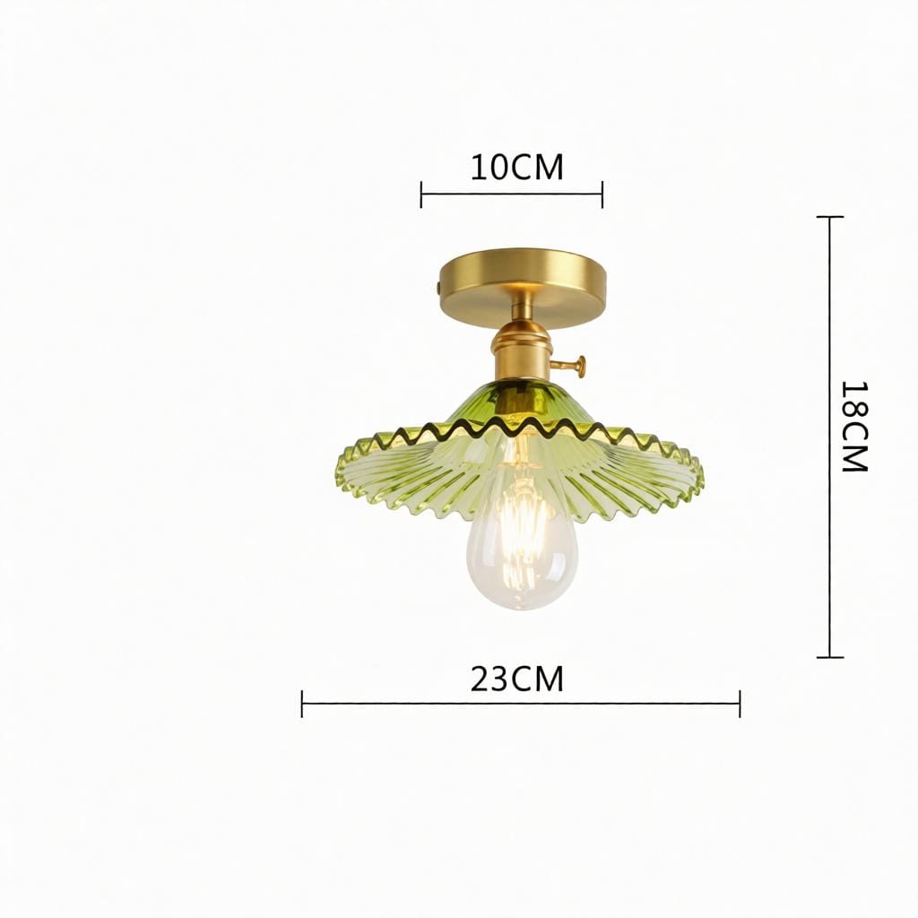 Elowynok | Semi Flush Mounted Light - Detail View #5 | HomeCartel
