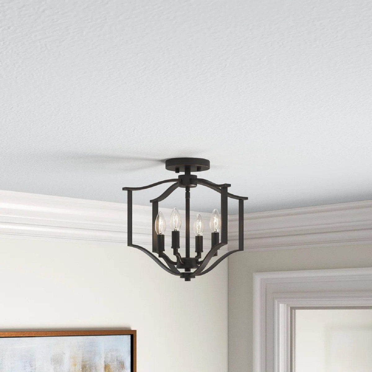 Mavestra | Semi Flush Mounted Ceiling Light