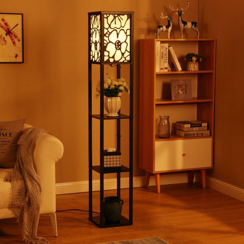 Talissa Une | Integrated Shelf Floor Lamp - Detail View #3 | HomeCartel