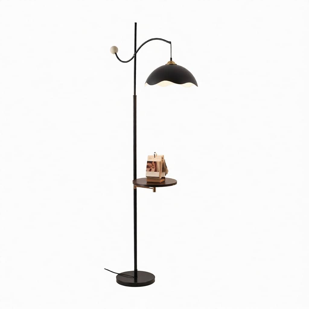 Brezelle B | Integrated Shelf Floor Lamp - Detail View #3 | HomeCartel