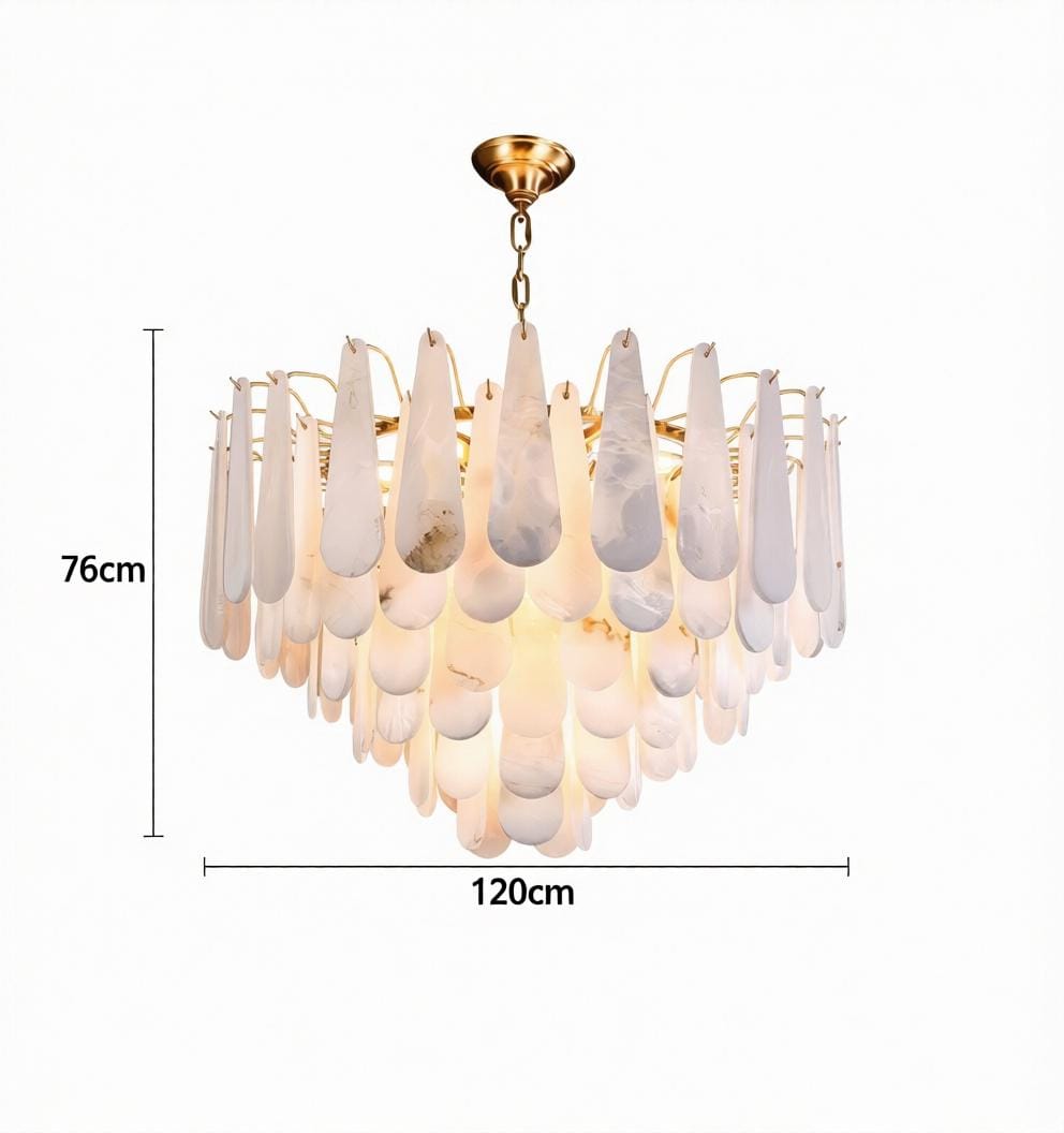 Aelleniel | Alabaster Chandelier - Home Cartel ®