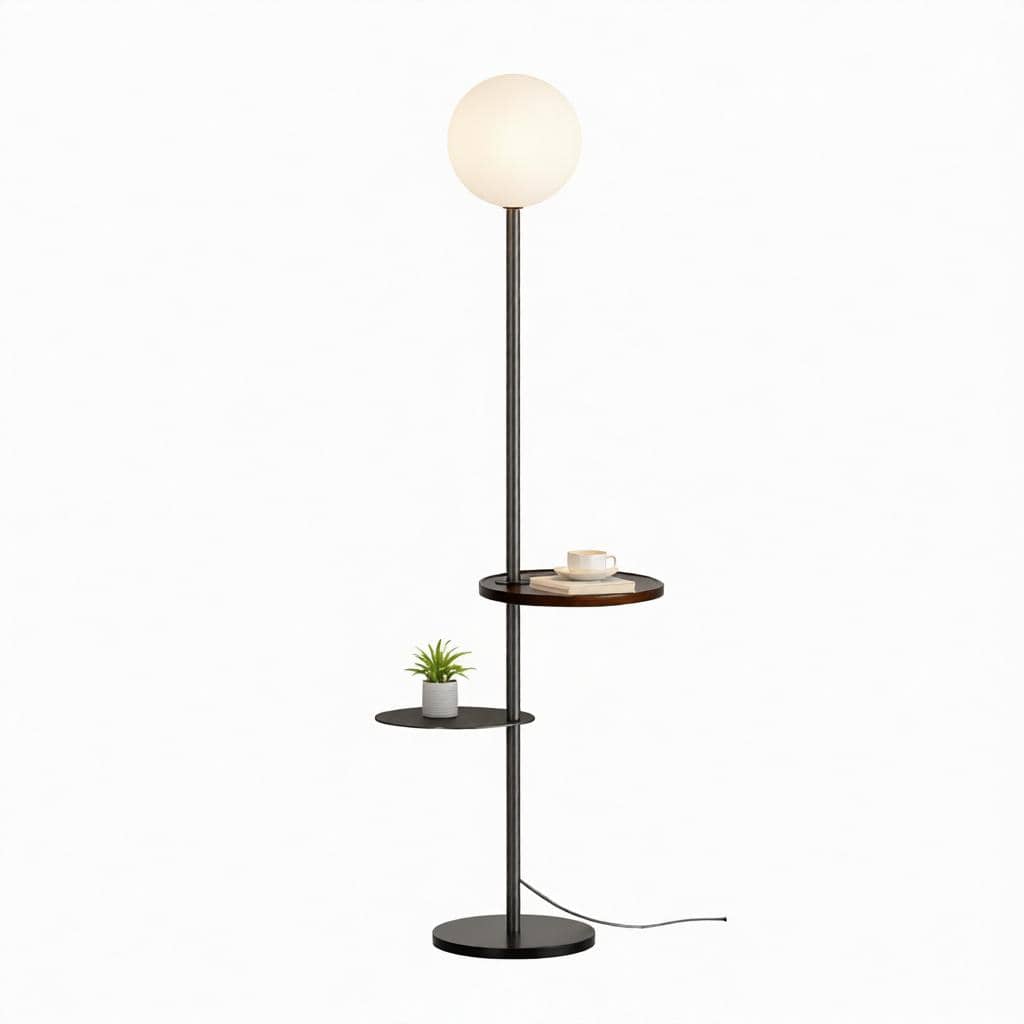 Kaenira B | Integrated Shelf Floor Lamp - Detail View #6 | HomeCartel