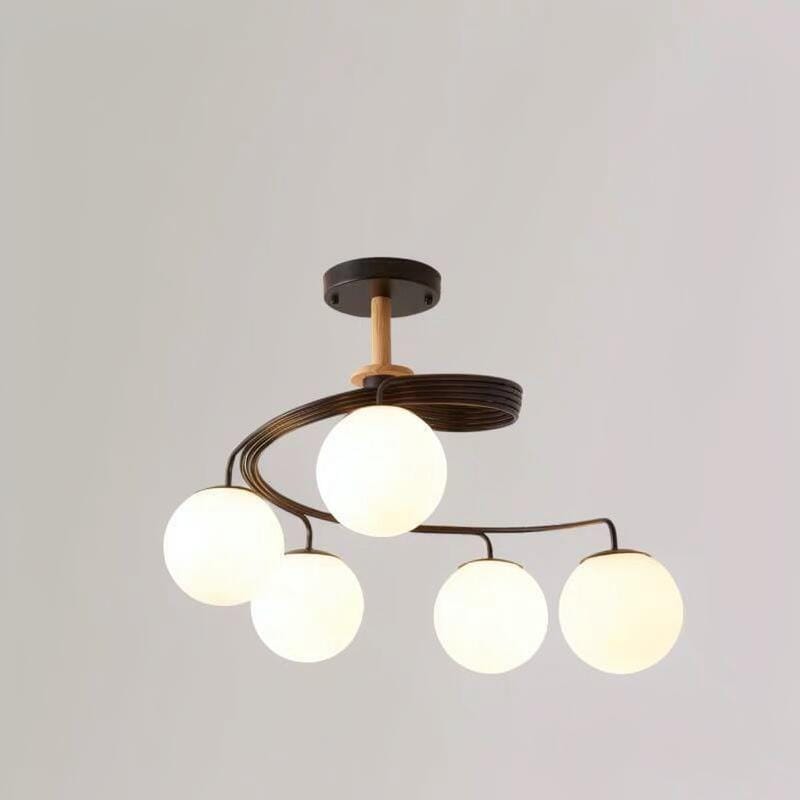 Tarnelui 4 | Semi Flush Mounted Light - Detail View #2 | HomeCartel