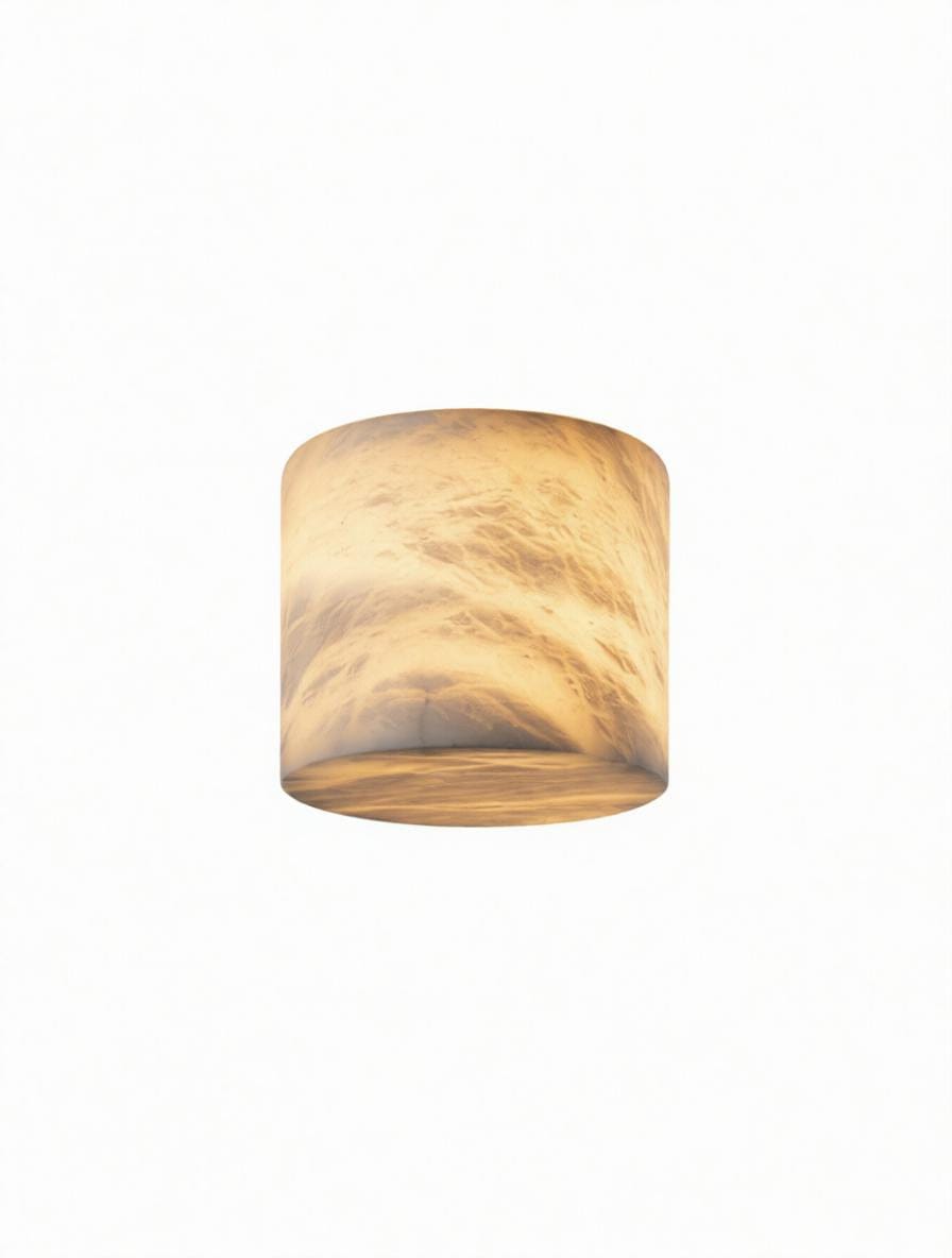 Ortheria | Alabaster Ceiling Mounted Light - Detail View #6 | HomeCartel